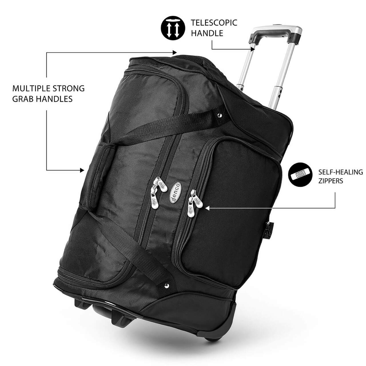 Pittsburgh Penguins Luggage | Pittsburgh Penguins Wheeled Carry On Luggage