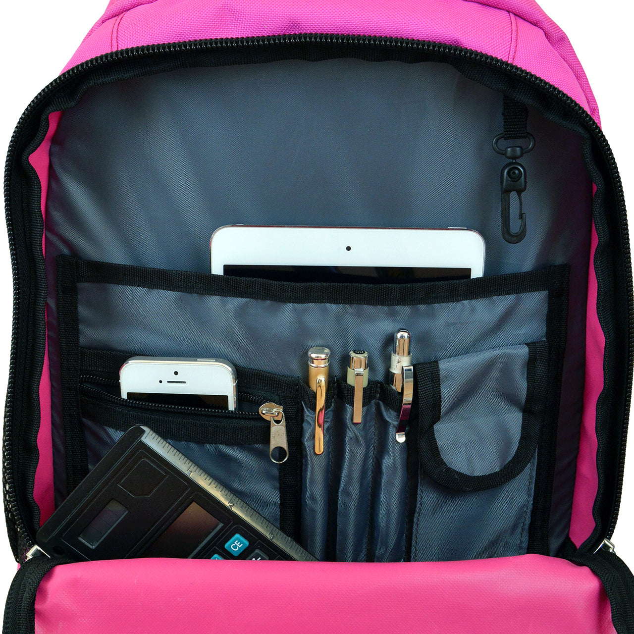Syracuse Premium Wheeled Backpack in Pink