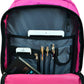 Carolina Hurricanes Premium Wheeled Backpack in Pink