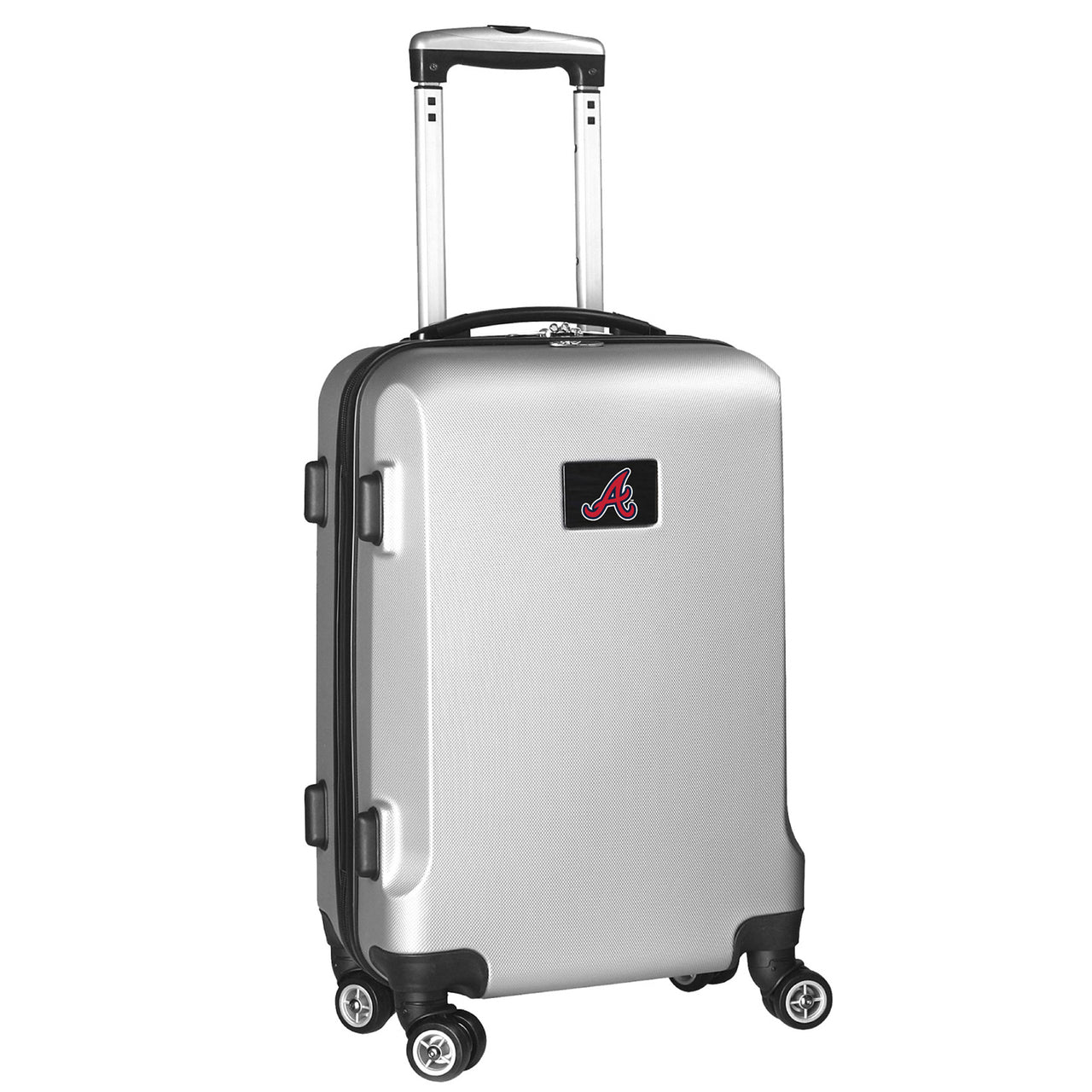 Atlanta Braves 20" Silver Domestic Carry-on Spinner