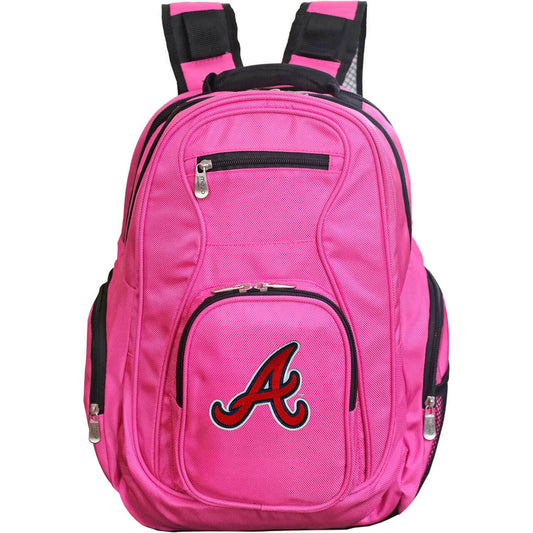 Atlanta Braves Laptop Backpack Pink