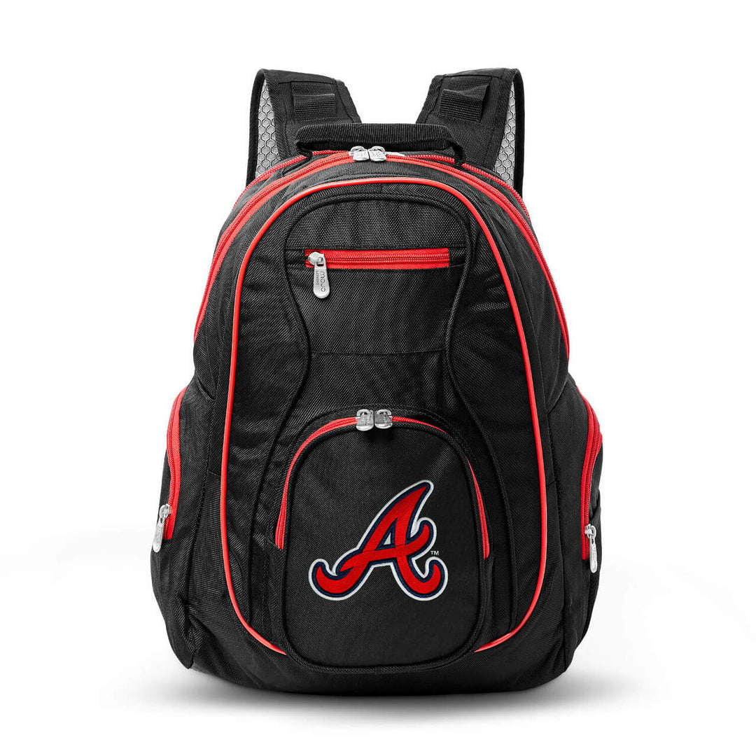 Atlanta Braves Trim Color Laptop Backpack