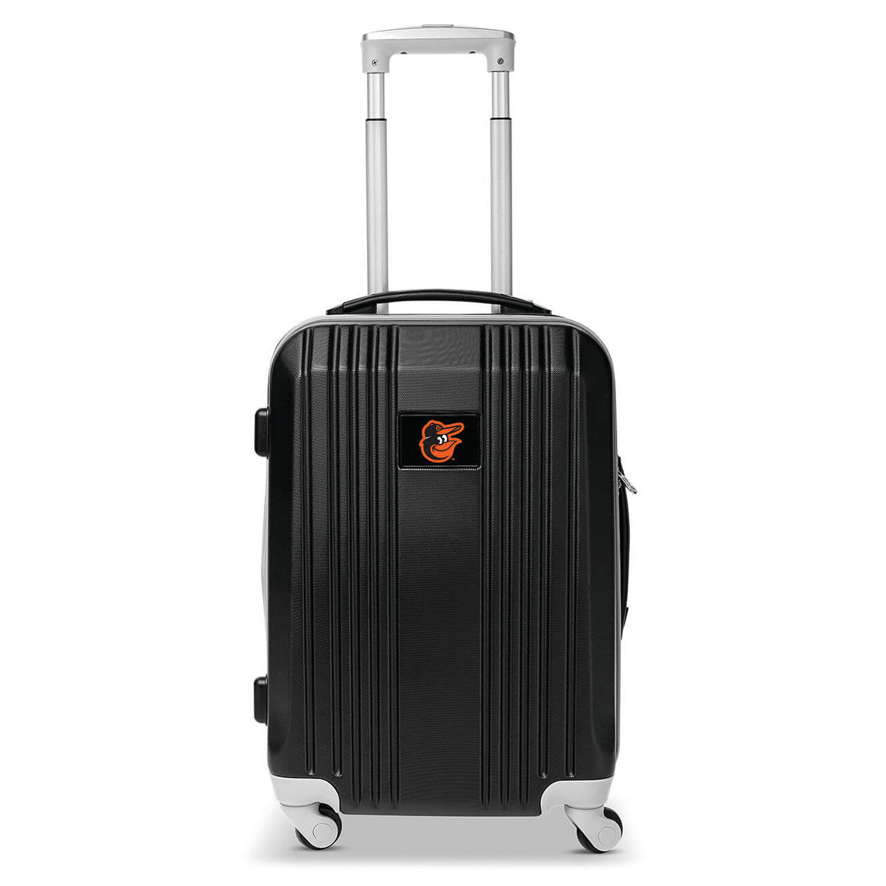 Orioles Carry On Spinner Luggage | Baltimore Orioles Hardcase Two-Tone Luggage Carry-on Spinner in Gray