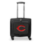 Cincinnati Reds 14" Black Wheeled Laptop Overnighter