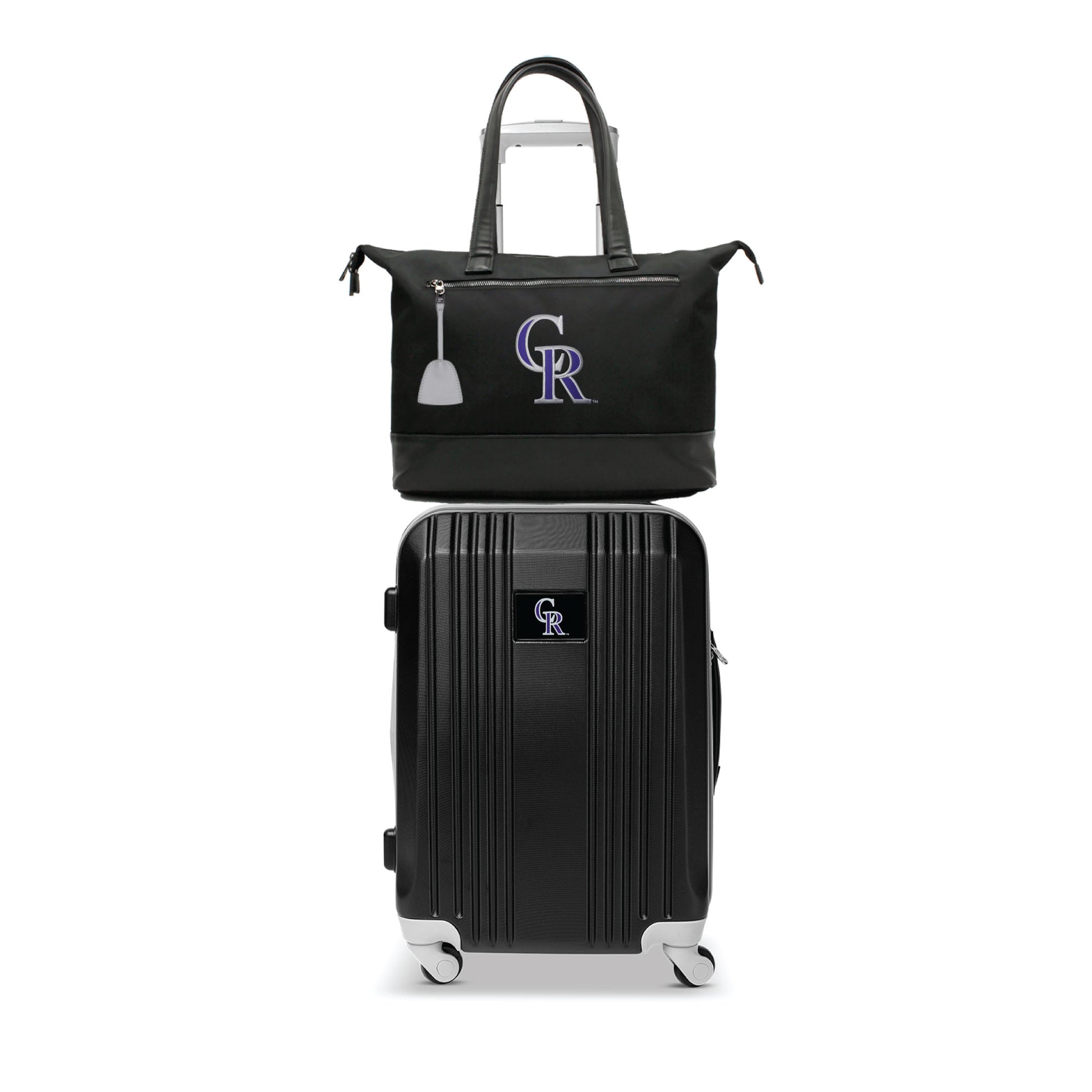 Colorado Rockies Premium Laptop Tote Bag and Luggage Set