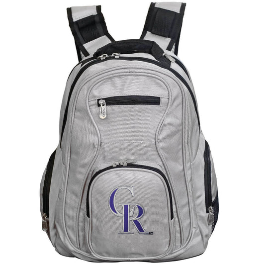 Colorado Rockies Laptop Backpack in Gray