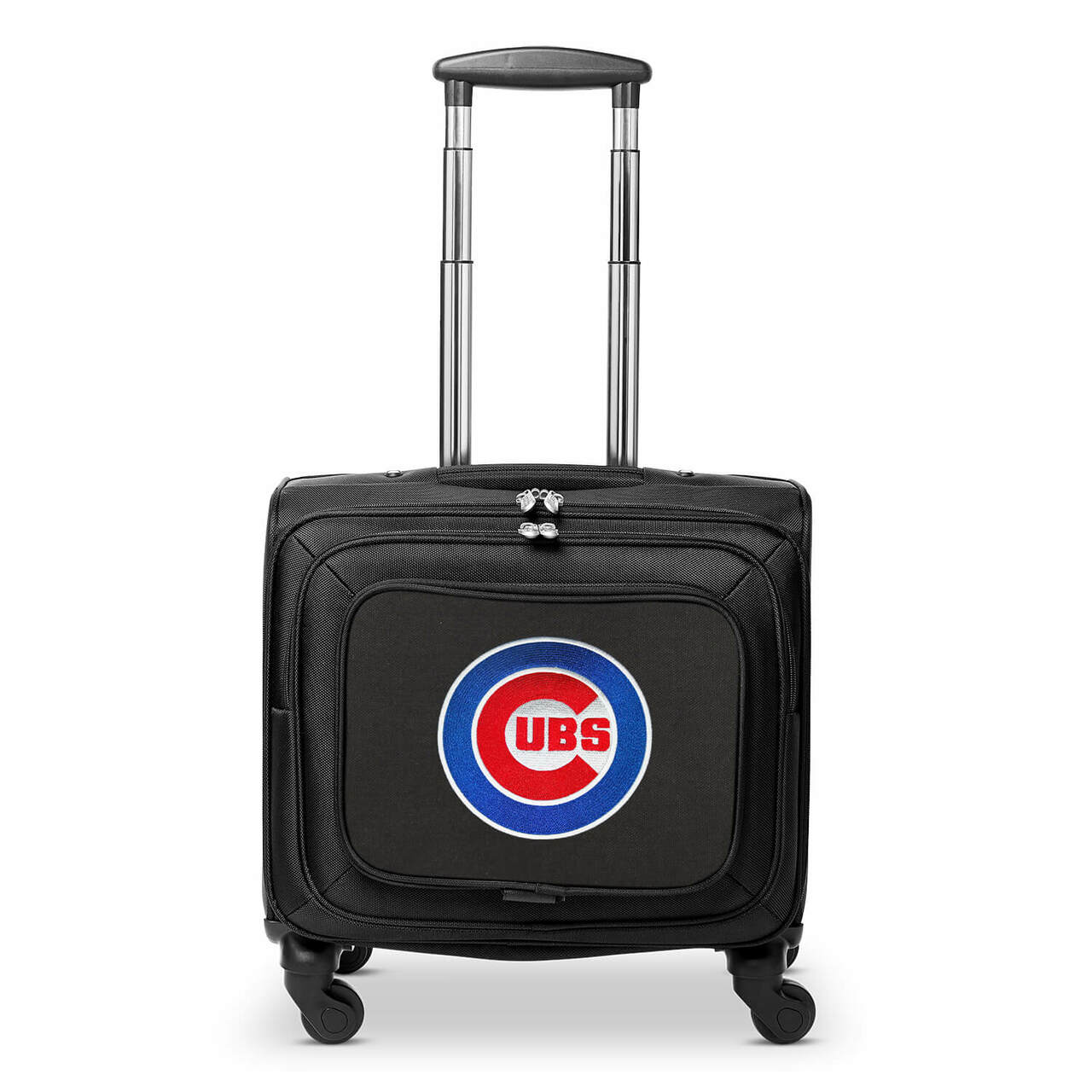 Chicago Cubs 14" Black Wheeled Laptop Overnighter