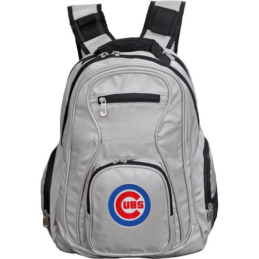 Chicago Cubs Laptop Backpack in Gray