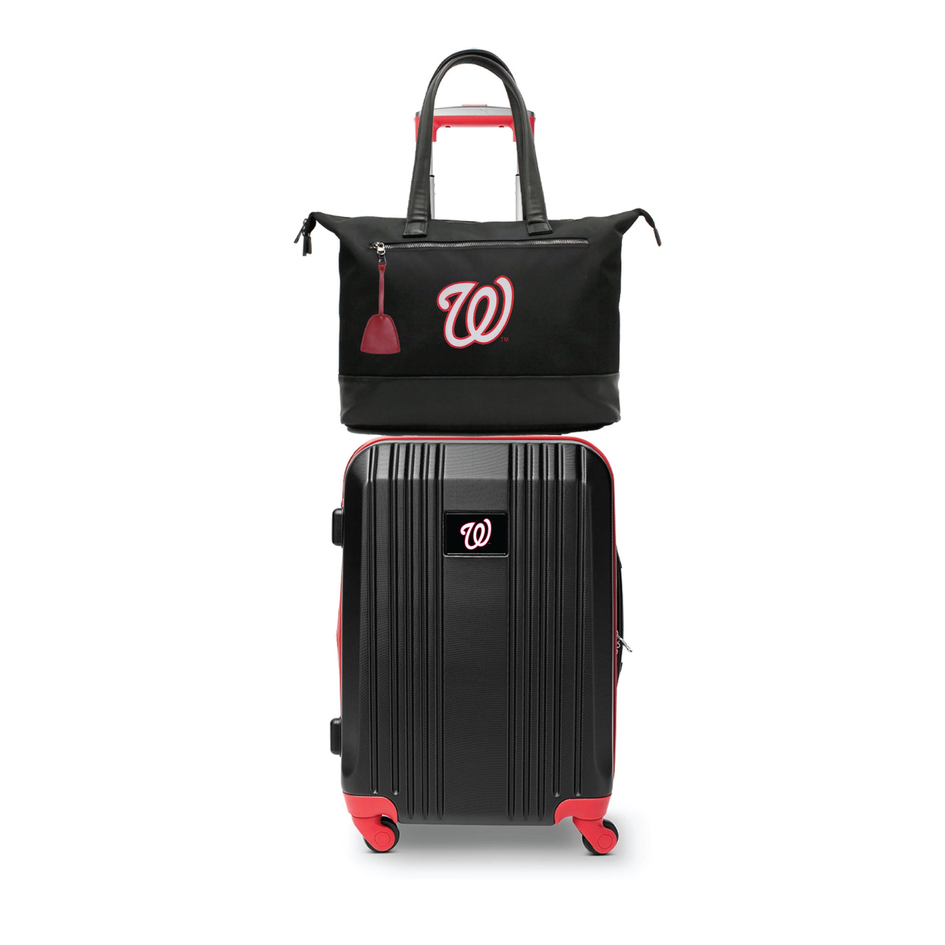 Washington Nationals Premium Laptop Tote Bag and Luggage Set
