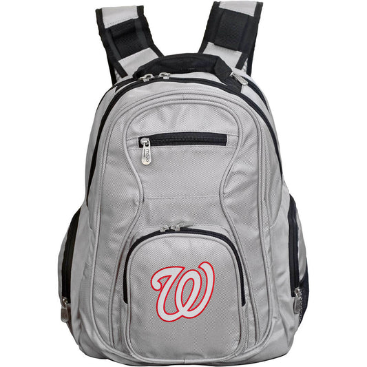 Washington Nationals Laptop Backpack in Gray