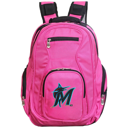 Miami Marlins Laptop Backpack Pink