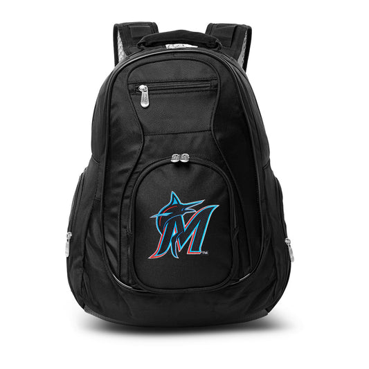 Miami Marlins Laptop Backpack Black