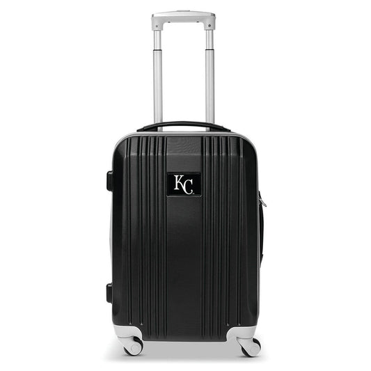 Royals Carry On Spinner Luggage | Kansas City Royals Hardcase Two-Tone Luggage Carry-on Spinner in Navy