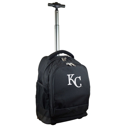 Kansas City Royals Premium Wheeled Backpack in Black