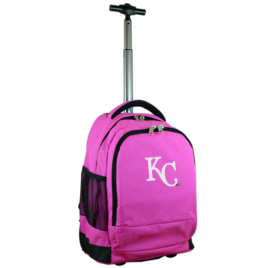 Kansas City Royals Premium Wheeled Backpack in Pink