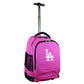 Los Angeles Dodgers Premium Wheeled Backpack in Pink