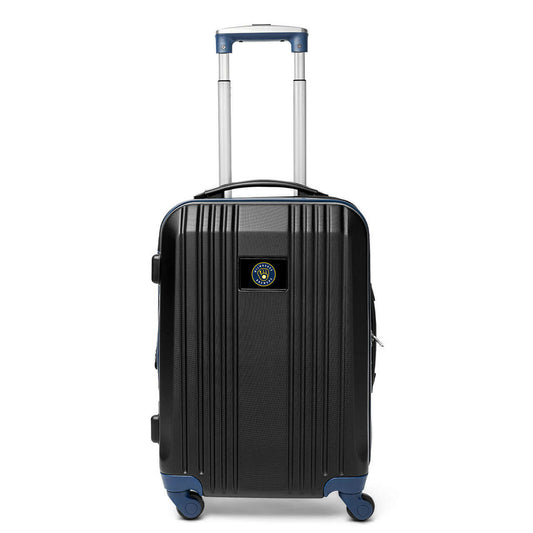 Brewers Carry On Spinner Luggage | Milwaukee Brewers Hardcase Two-Tone Luggage Carry-on Spinner in Navy