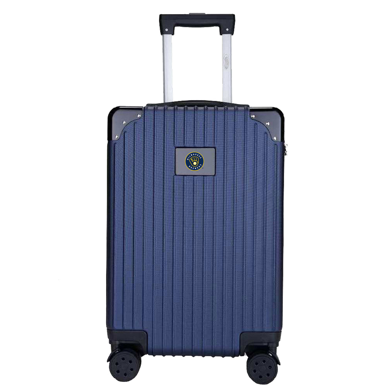 Milwaukee Brewers Premium 2-Toned 21" Carry-On Hardcase in NAVY