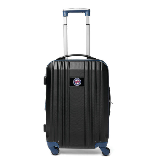 Twins Carry On Spinner Luggage | Minnesota Twins Hardcase Two-Tone Luggage Carry-on Spinner in Navy