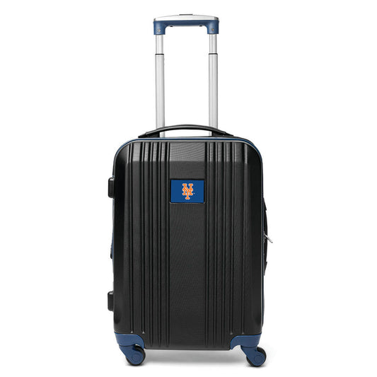 Mets Carry On Spinner Luggage | New York Mets Hardcase Two-Tone Luggage Carry-on Spinner in Navy