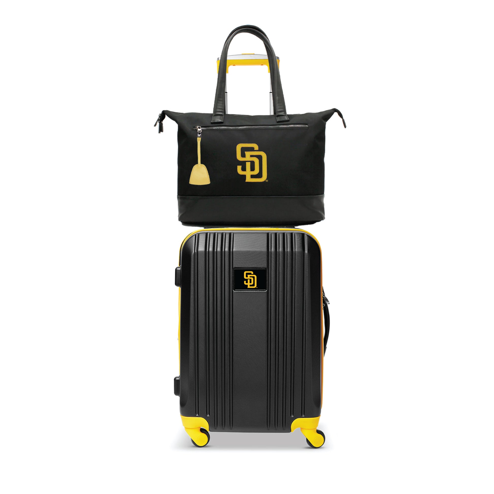 San Diego Padres Premium Laptop Tote Bag and Luggage Set