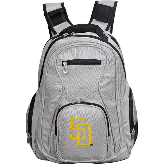 San Diego Padres Laptop Backpack Gray