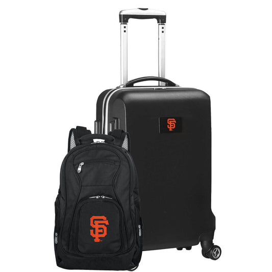 San Francisco Giants Deluxe 2-Piece Backpack and Carry on Set in Black