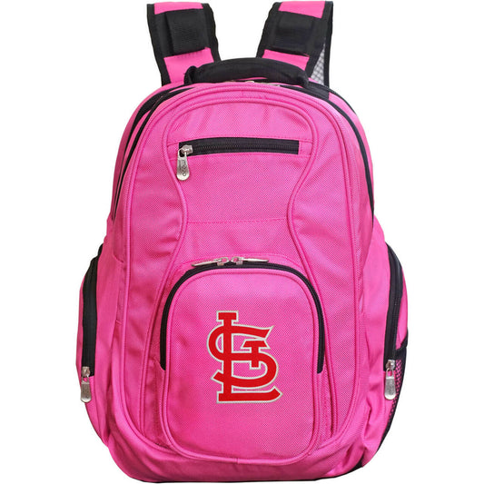 St Louis Cardinals Laptop Backpack Pink