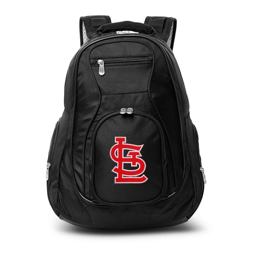 St. Louis Cardinals MOJO Black 27 2-Wheel Drop Bottom Rolling Duffel Bag