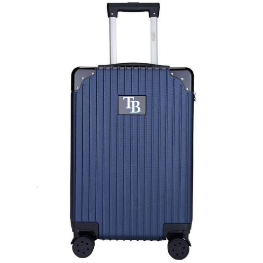 Tampa Bay Rays Premium 2-Toned 21" Carry-On Hardcase in NAVY