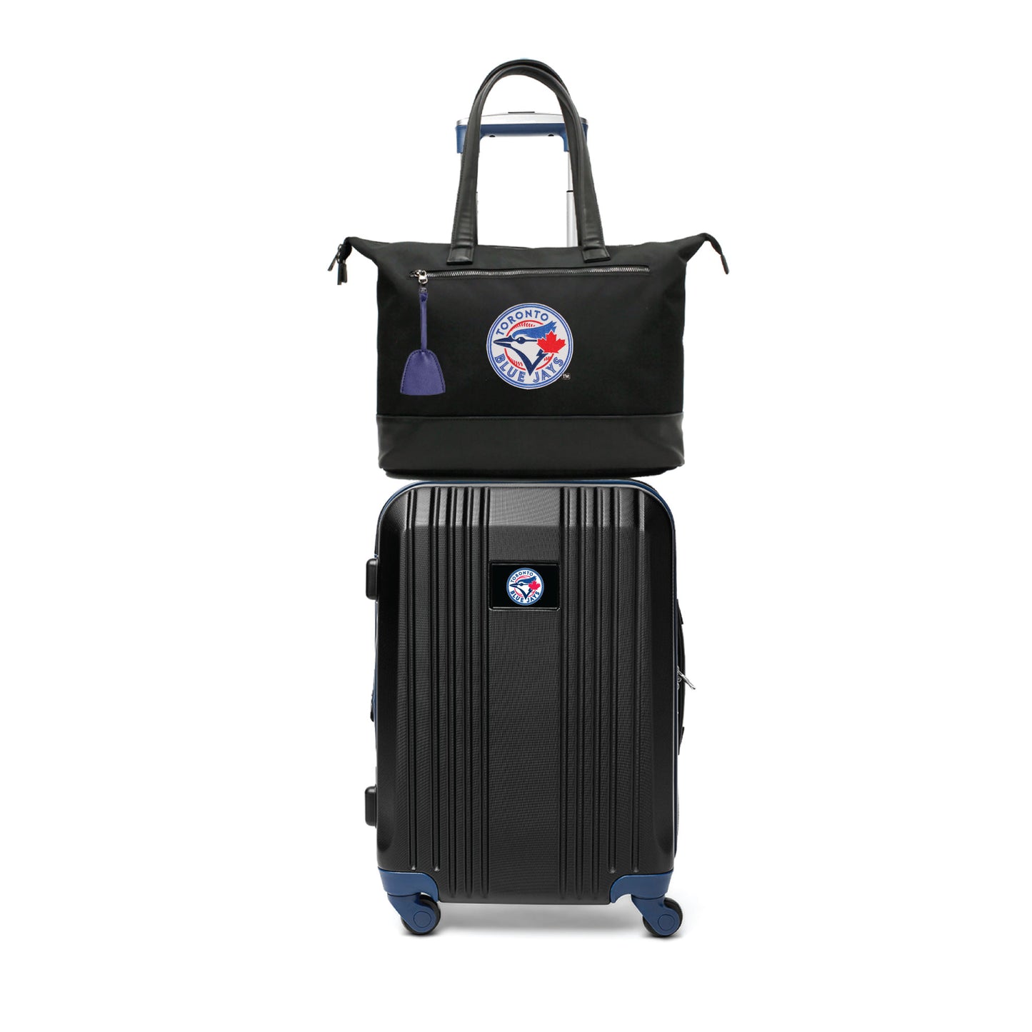Toronto Blue Jays Premium Laptop Tote Bag and Luggage Set