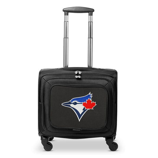 Toronto Blue Jays 14" Black Wheeled Laptop Overnighter