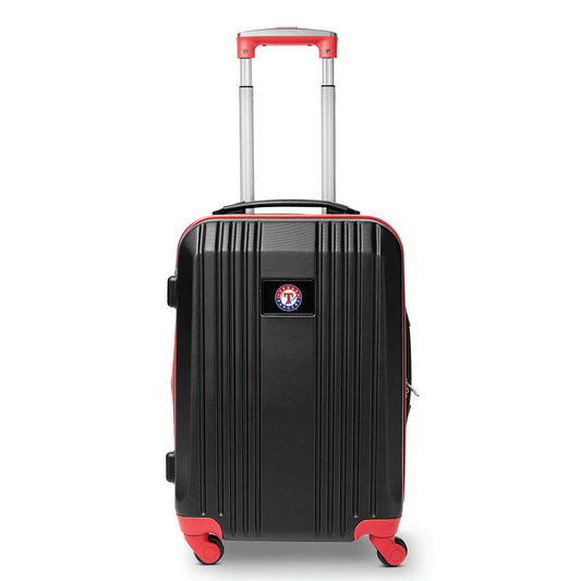 Rangers Carry On Spinner Luggage | Texas Rangers Hardcase Two-Tone Luggage Carry-on Spinner in Red