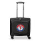Texas Rangers 14" Black Wheeled Laptop Overnighter