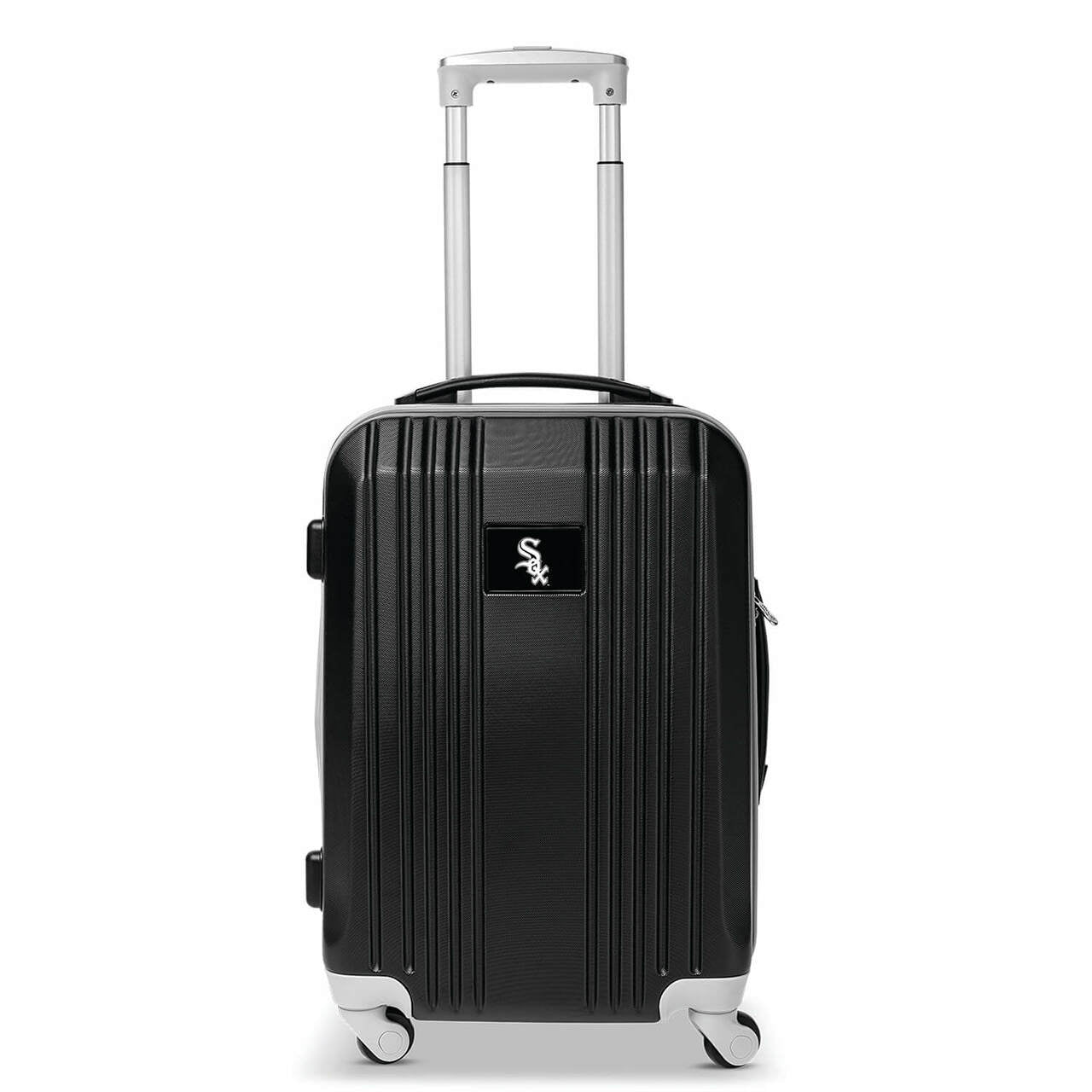 White Sox Carry On Spinner Luggage | Chicago White Sox Hardcase Two-Tone Luggage Carry-on Spinner in Gray