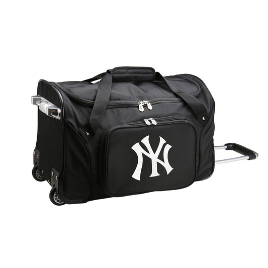 MLB New York Yankees Luggage | MLB New York Yankees Wheeled Carry On Luggage