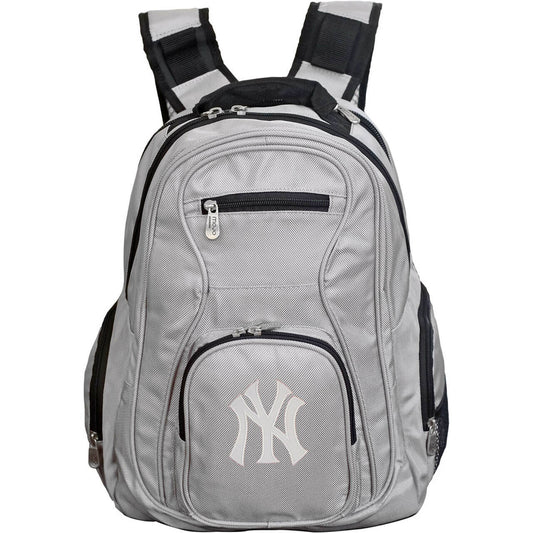 New York Yankees Laptop Backpack Gray
