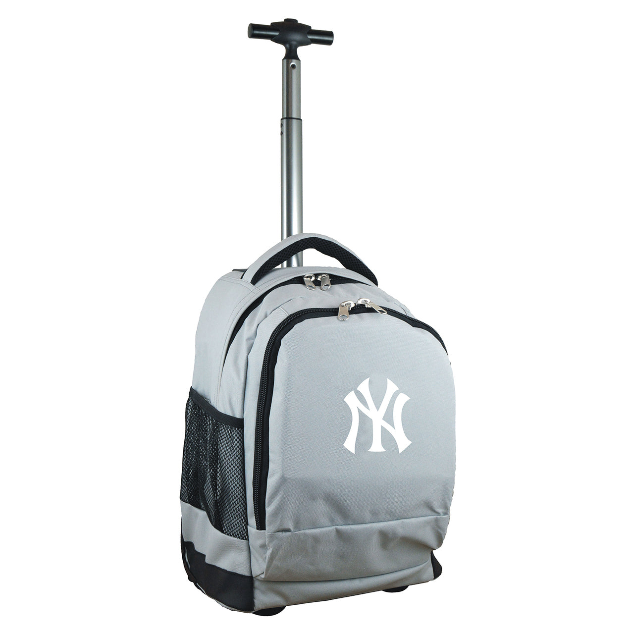 New York Yankees Premium Wheeled Backpack in Grey