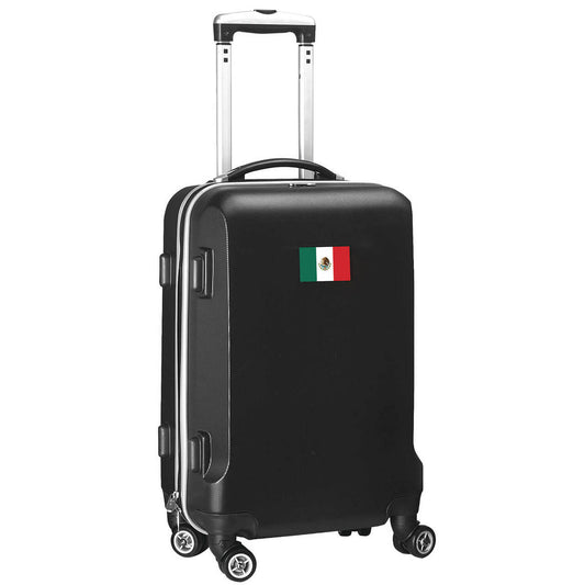 Mexico Flag 21" Carry-On Spinner in Black