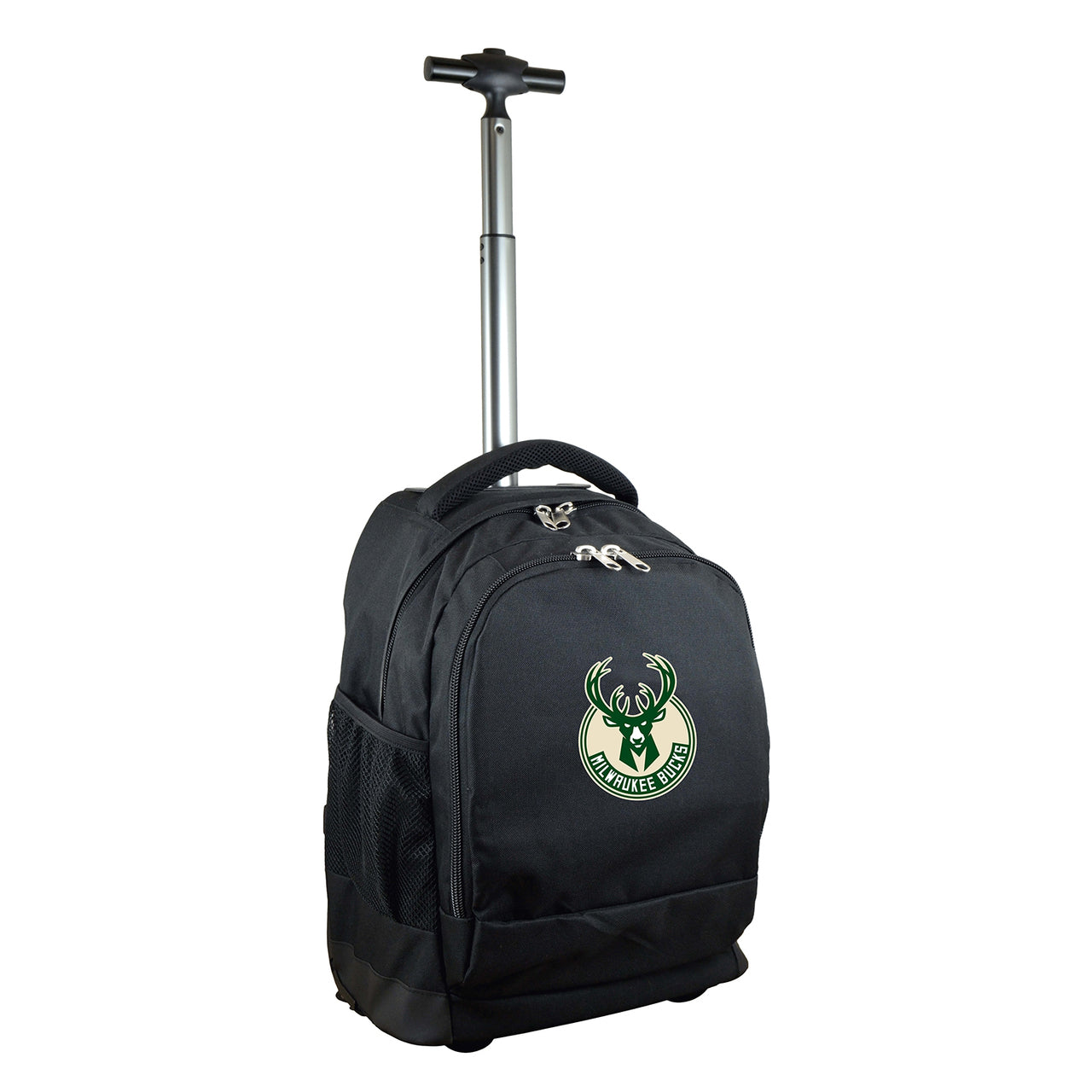 Milwaukee Bucks Premium Wheeled Backpack in Black