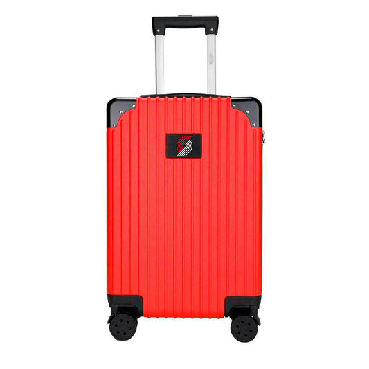 Portland Trail Blazers Premium 2-Toned 21" Carry-On Hardcase in RED