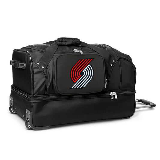 NBA Portland Trail Blazers Travel Messenger Bag, 15-Inch, Black 