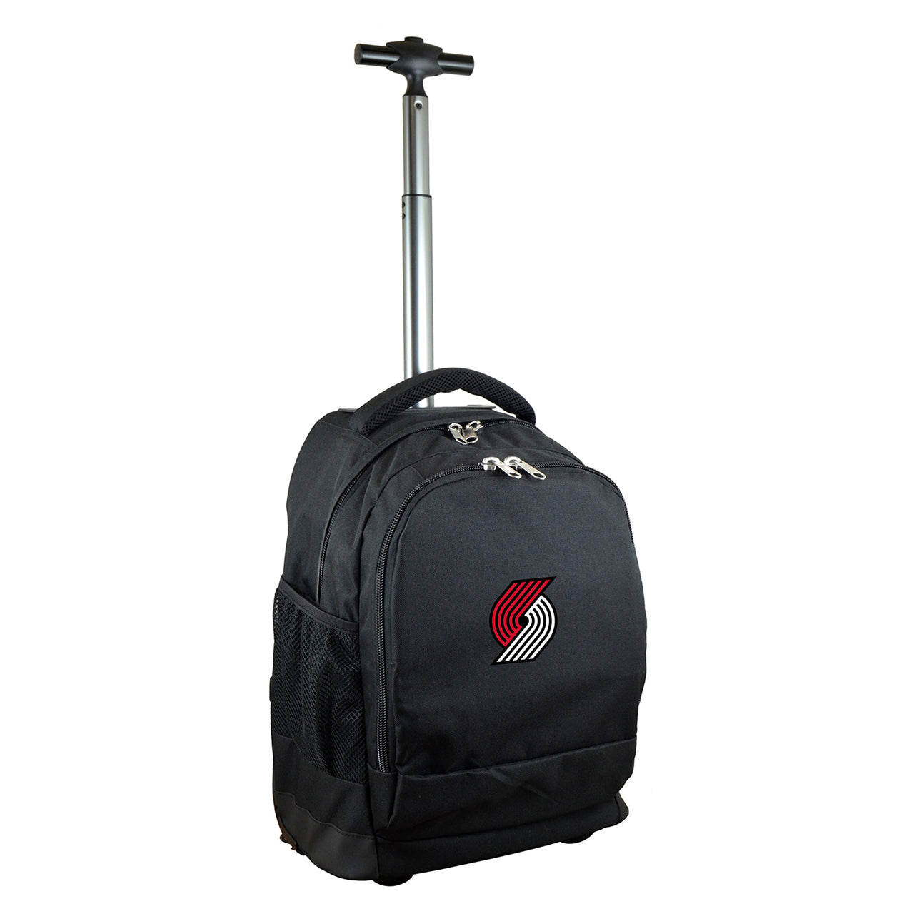 Portland Trail Blazers Premium Wheeled Backpack in Black