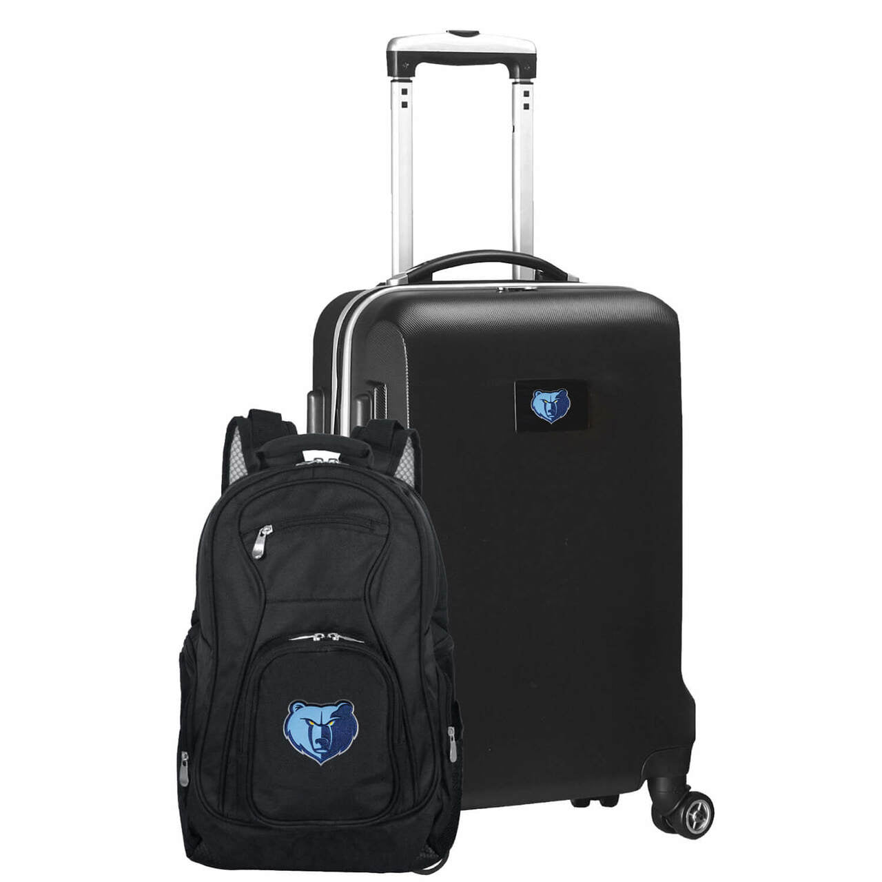 Memphis Grizzlies Deluxe 2-Piece Backpack and Carry on Set in Black
