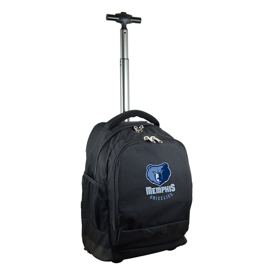 Memphis Grizzlies Premium Wheeled Backpack in Black