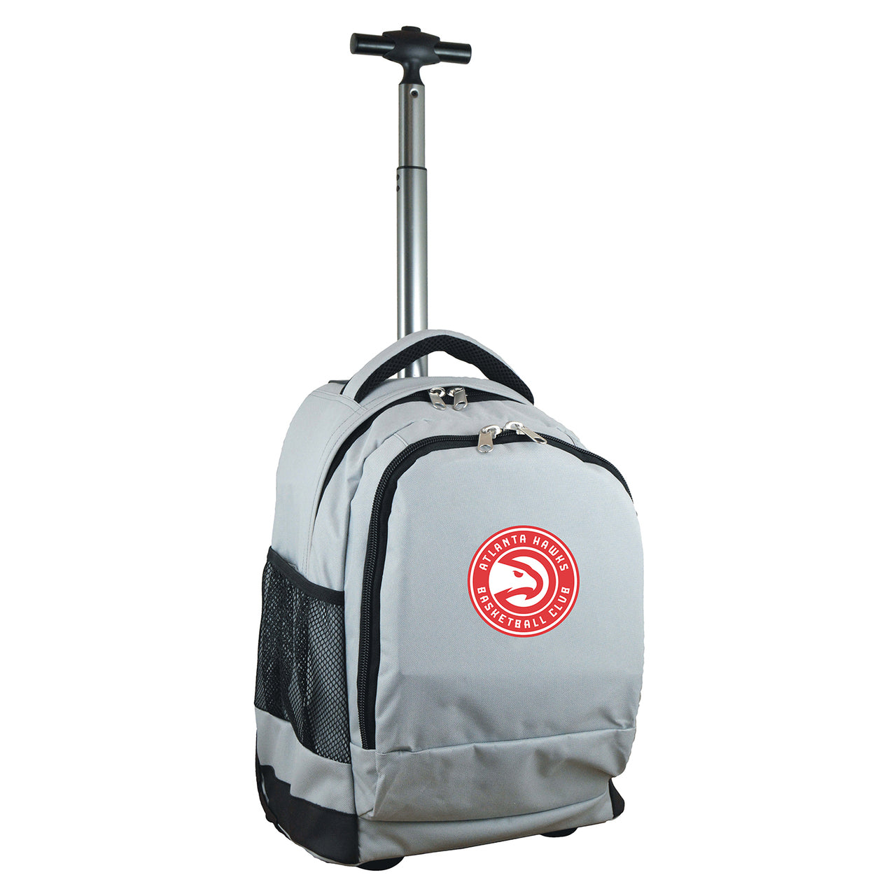 Atlanta Hawks Premium Wheeled Backpack in Grey