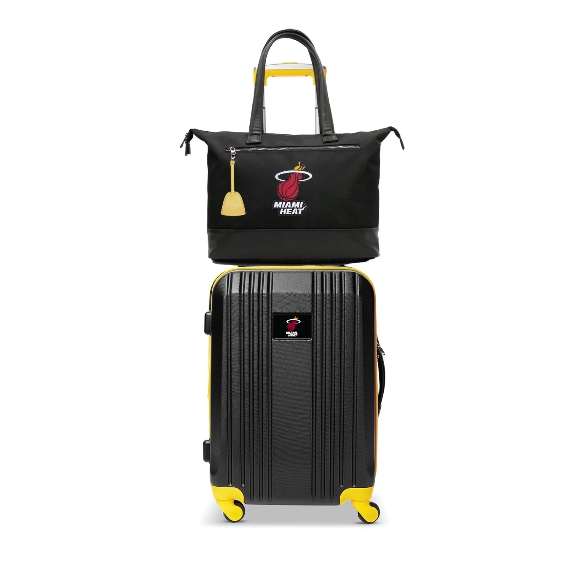 Miami Heat Premium Laptop Tote Bag and Luggage Set