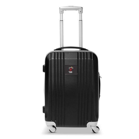 Heat Carry On Spinner Luggage | Miami Heat Hardcase Two-Tone Luggage Carry-on Spinner in Black