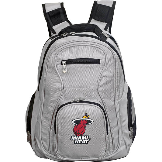 Miami Heat Laptop Backpack in Gray