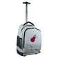 Miami Heat Premium Wheeled Backpack in Grey